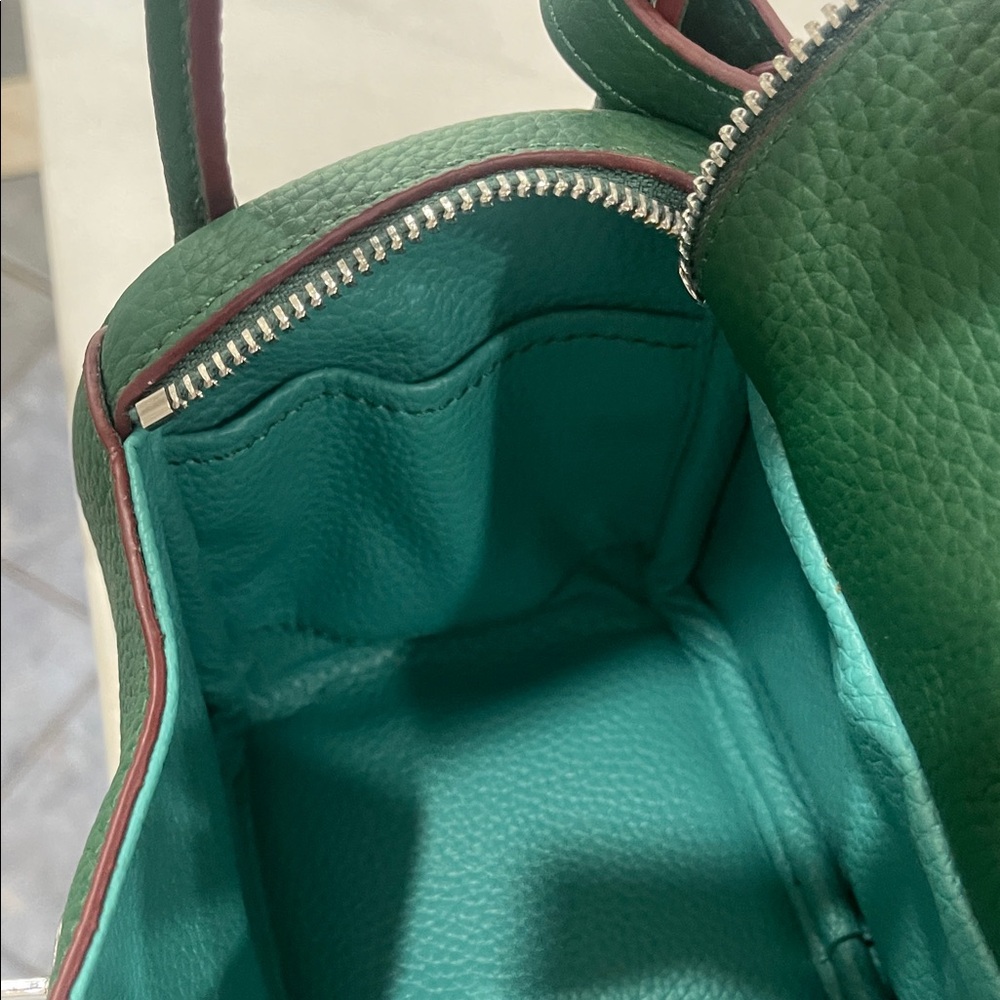 Green Leather Shoulder Bag - Picture 14 of 15